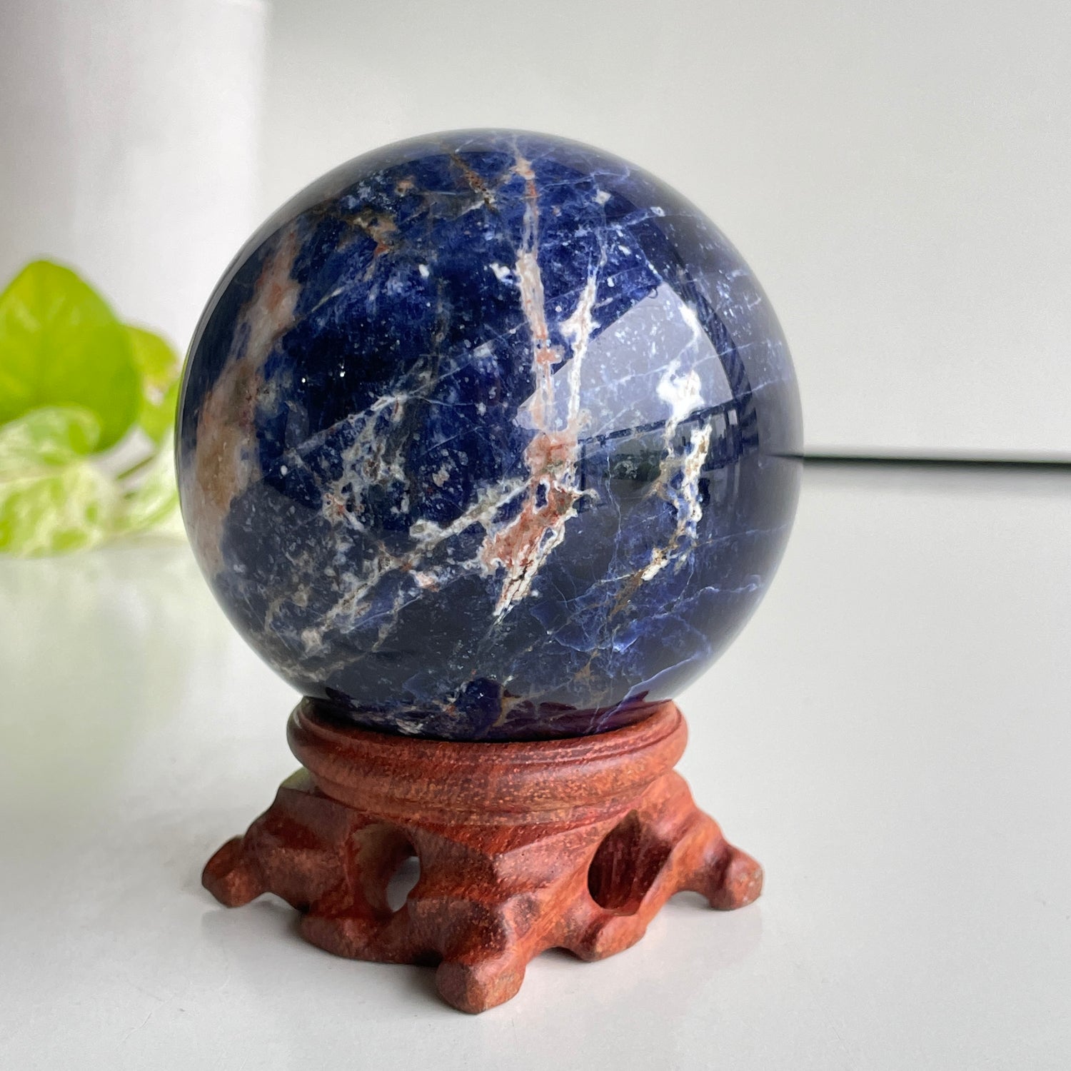 Sodalite Sphere 7.5cm - High Quality
