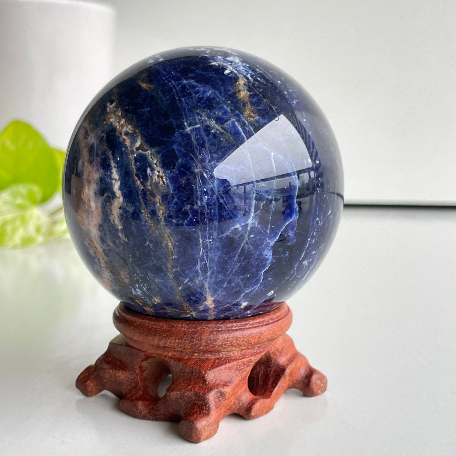 Sodalite Sphere 7.5cm - High Quality