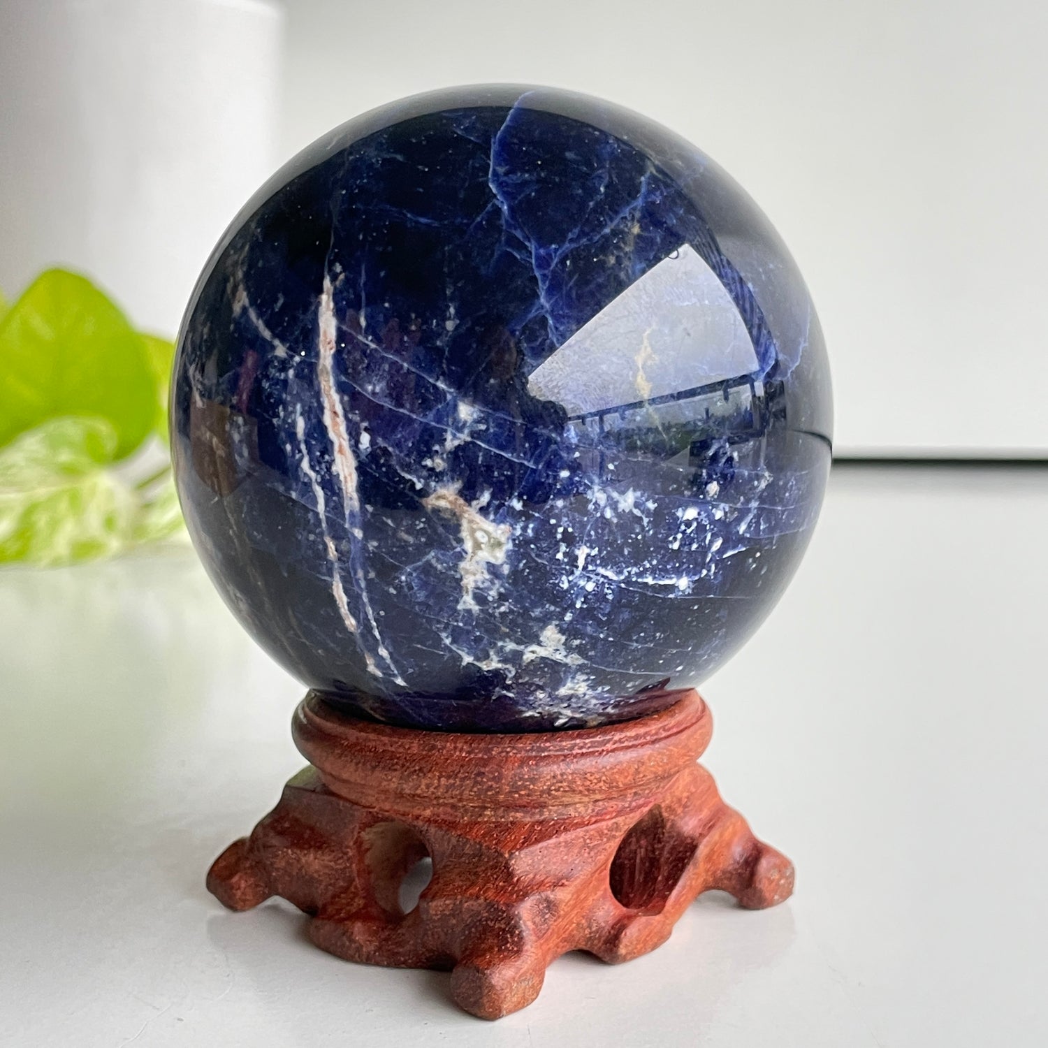 Sodalite Sphere 7.5cm - High Quality