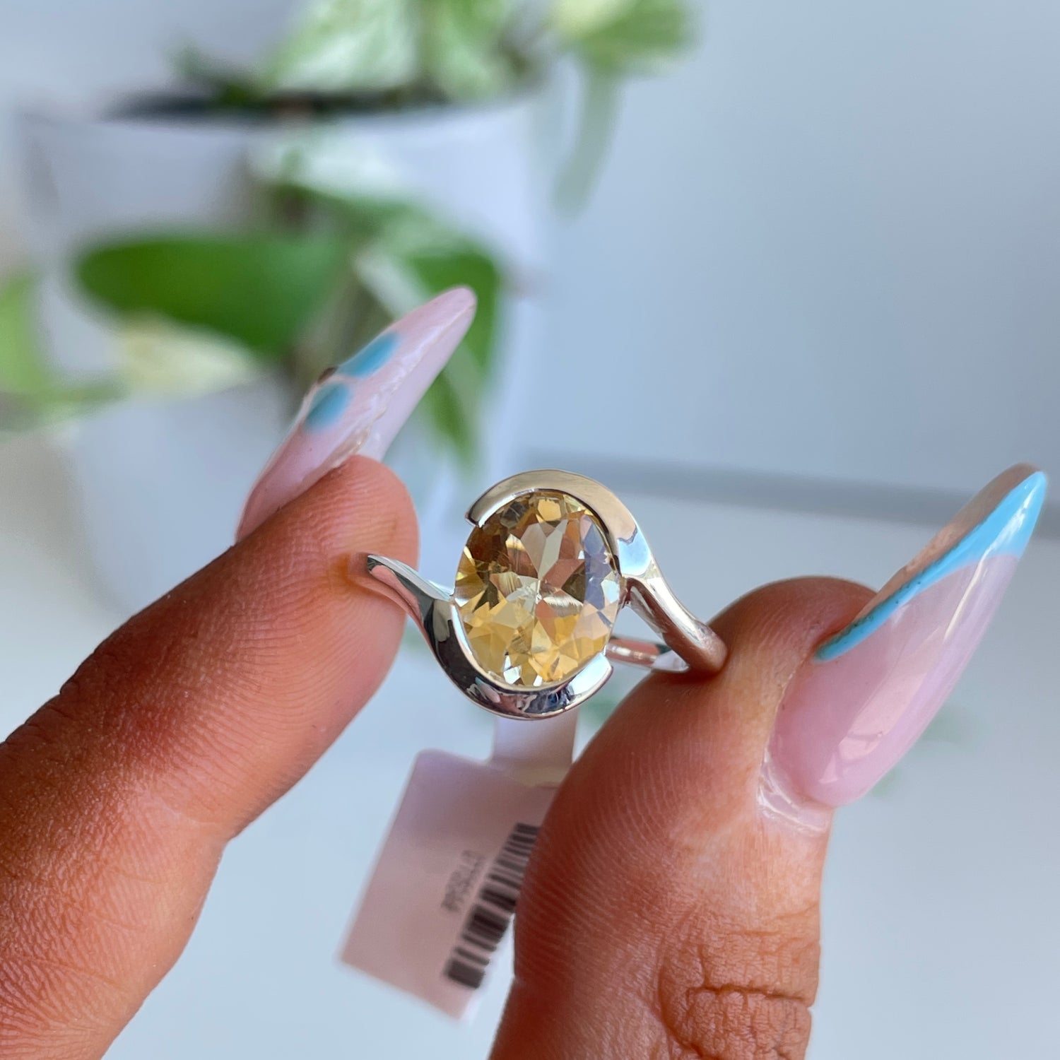 Citrine Oval Ring