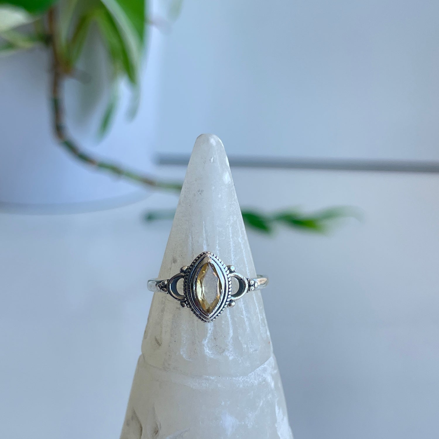 Citrine Marquise Ring Sz6