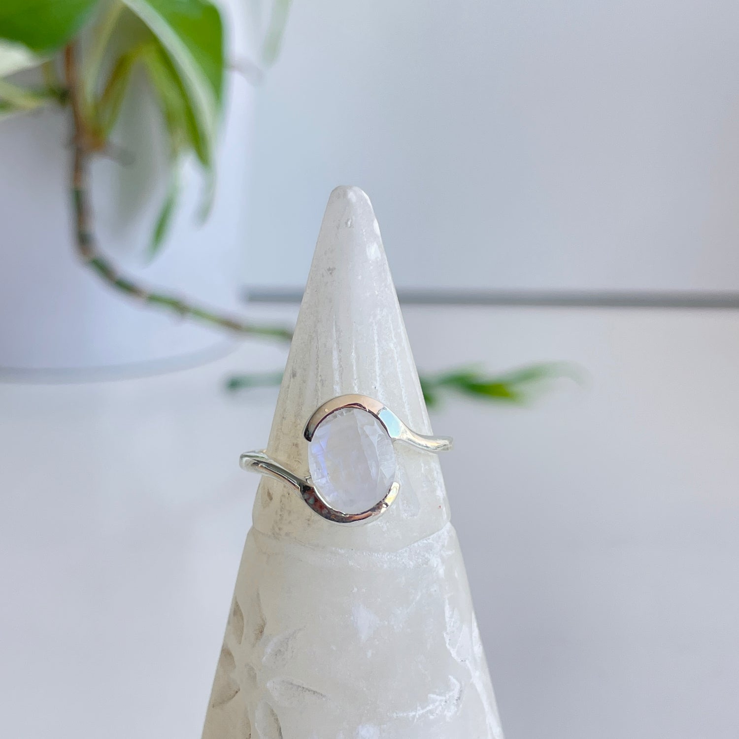 Moonstone Oval Ring