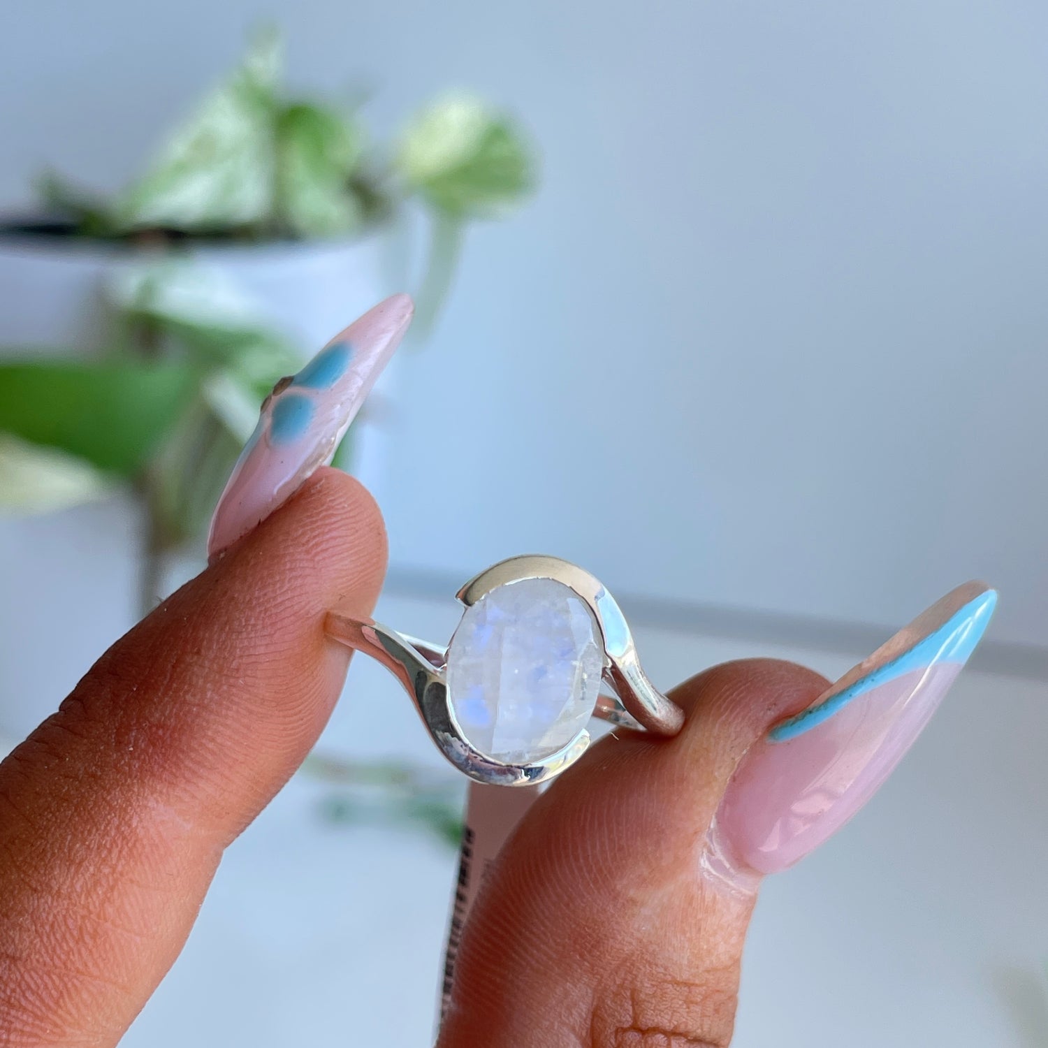 Moonstone Oval Ring
