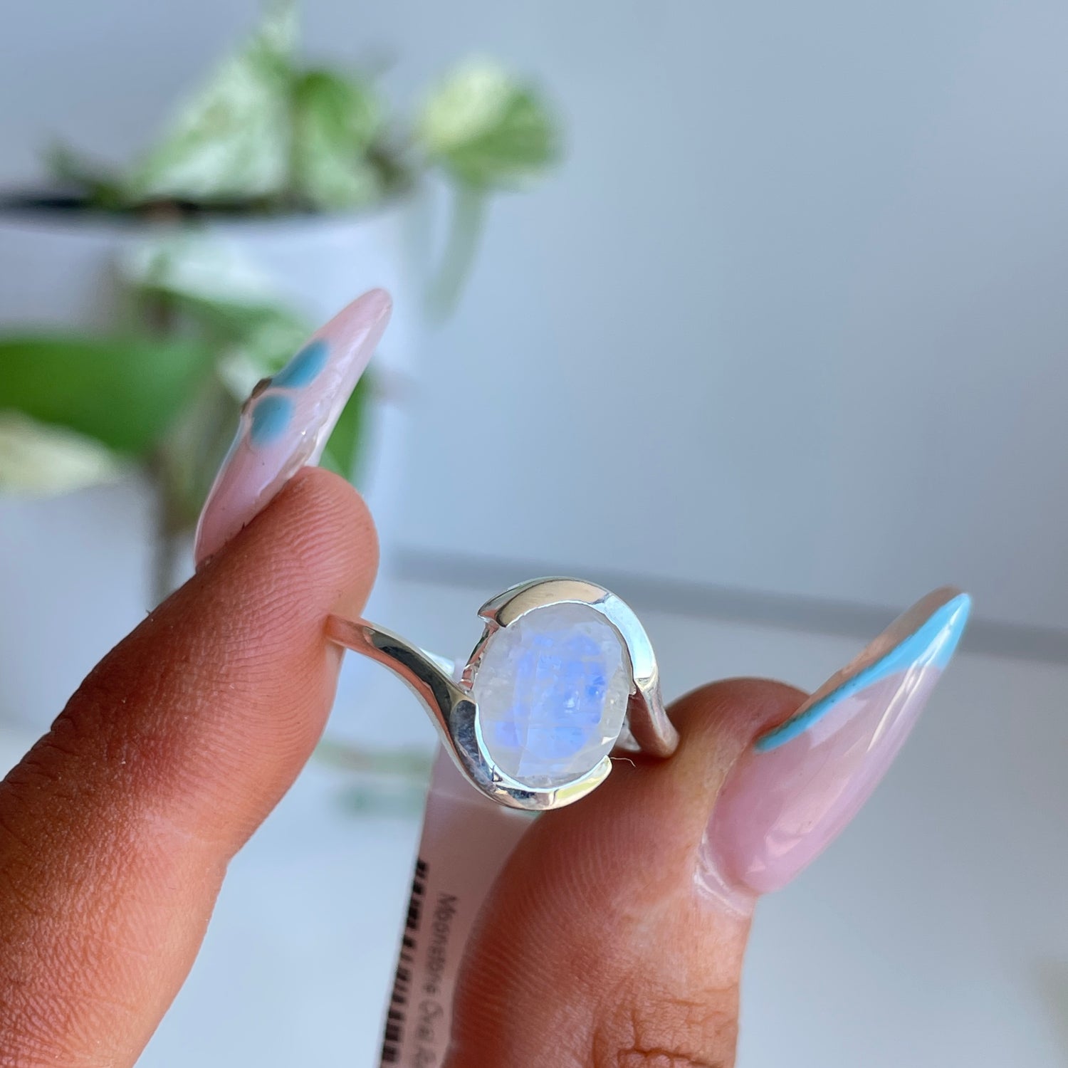 Moonstone Oval Ring