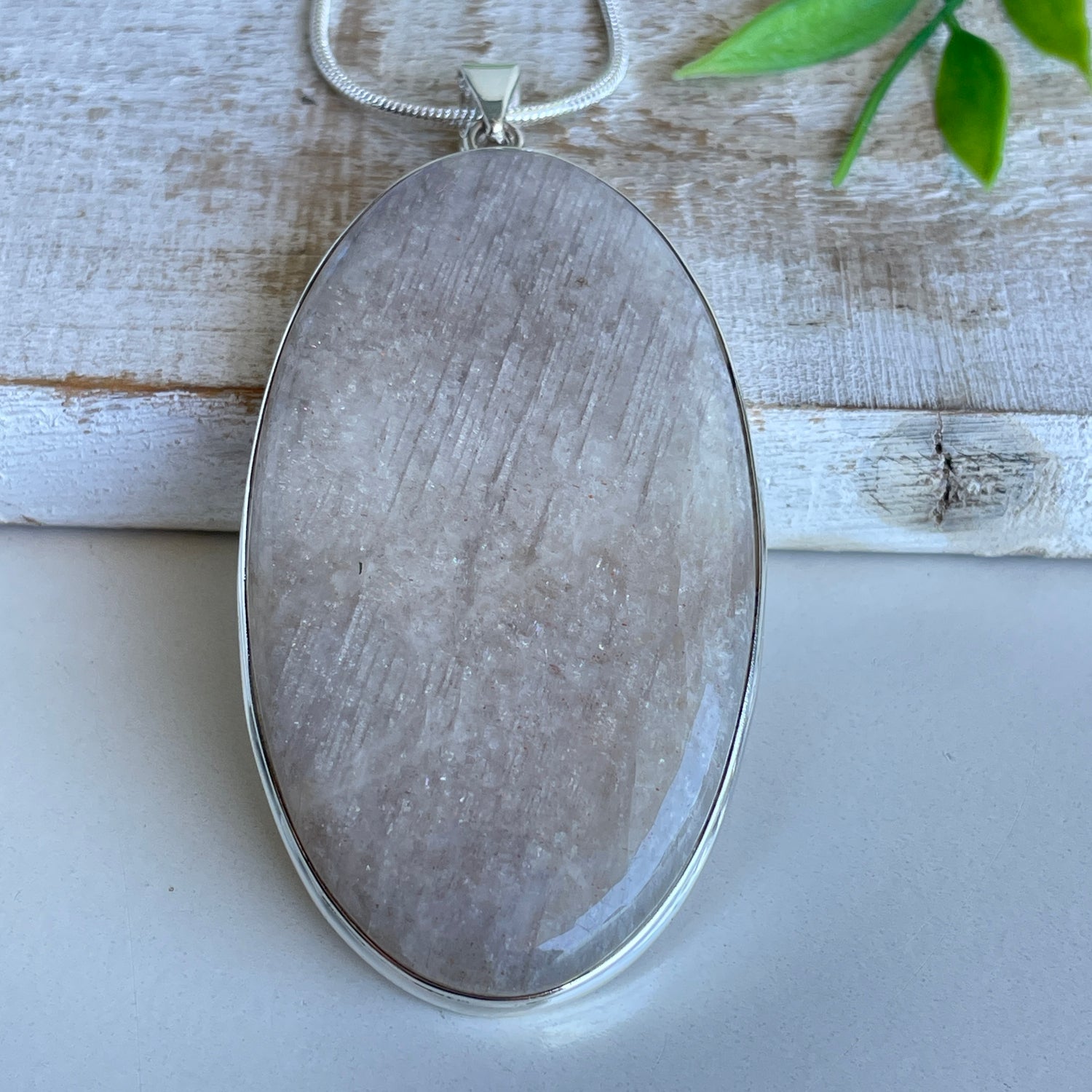 Moonstone Oval Pendant