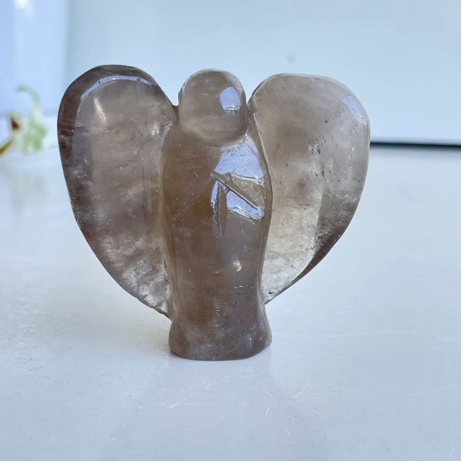 Smoky Quartz Angel 6cm