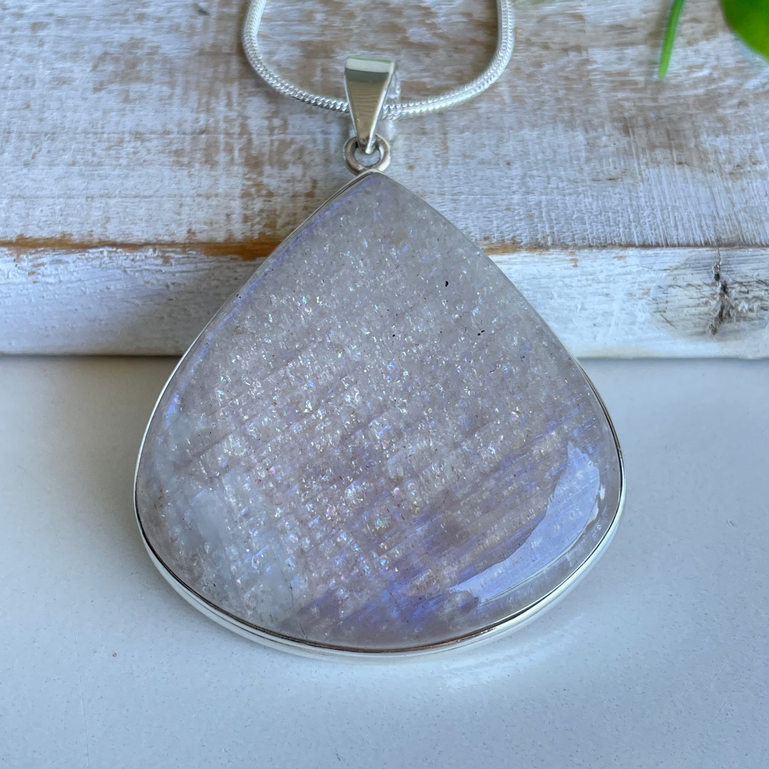 Moonstone Teardrop Pendant