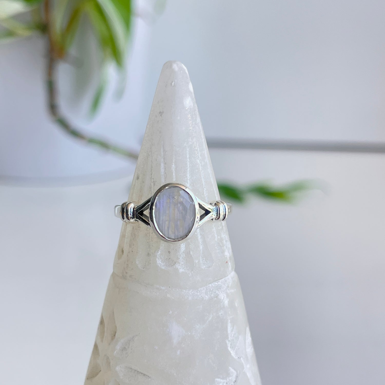 Moonstone Oval Ring