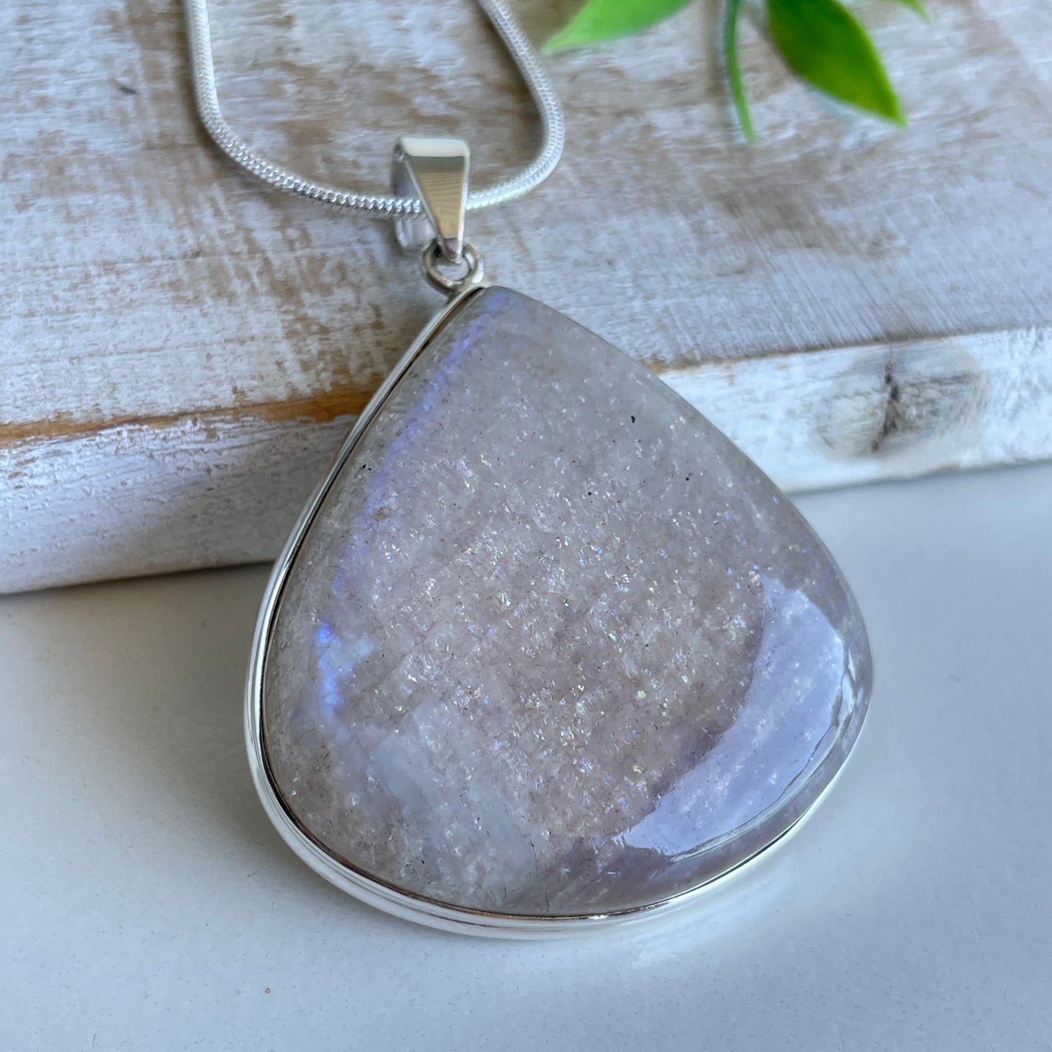 Moonstone Teardrop Pendant