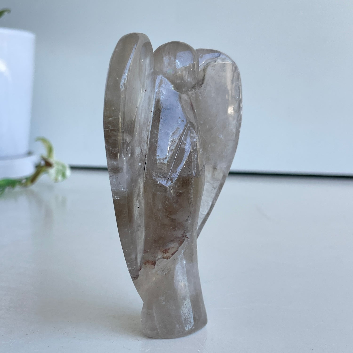 Smoky Quartz Angel 10.6cm