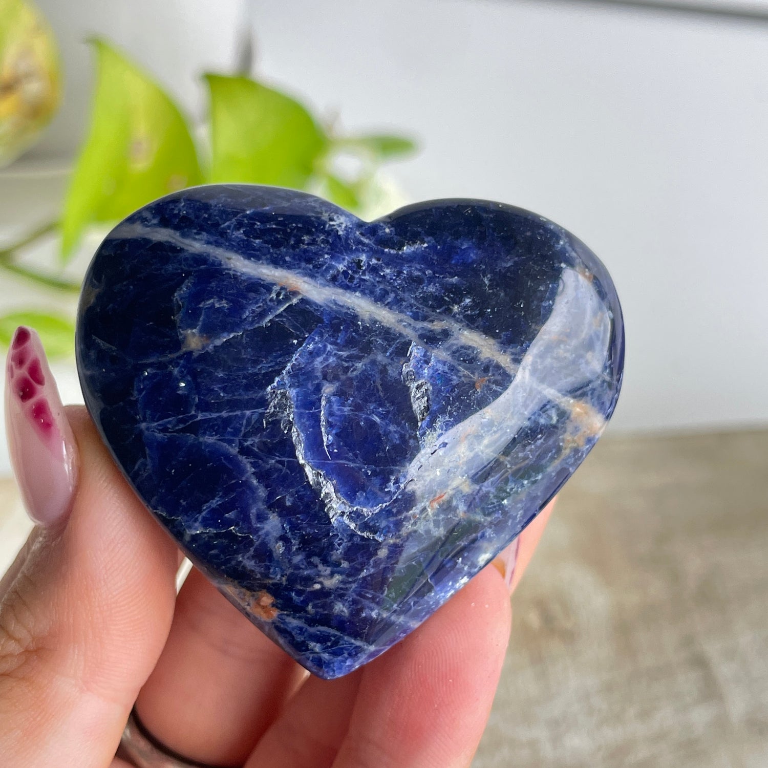 Sodalite Heart Large