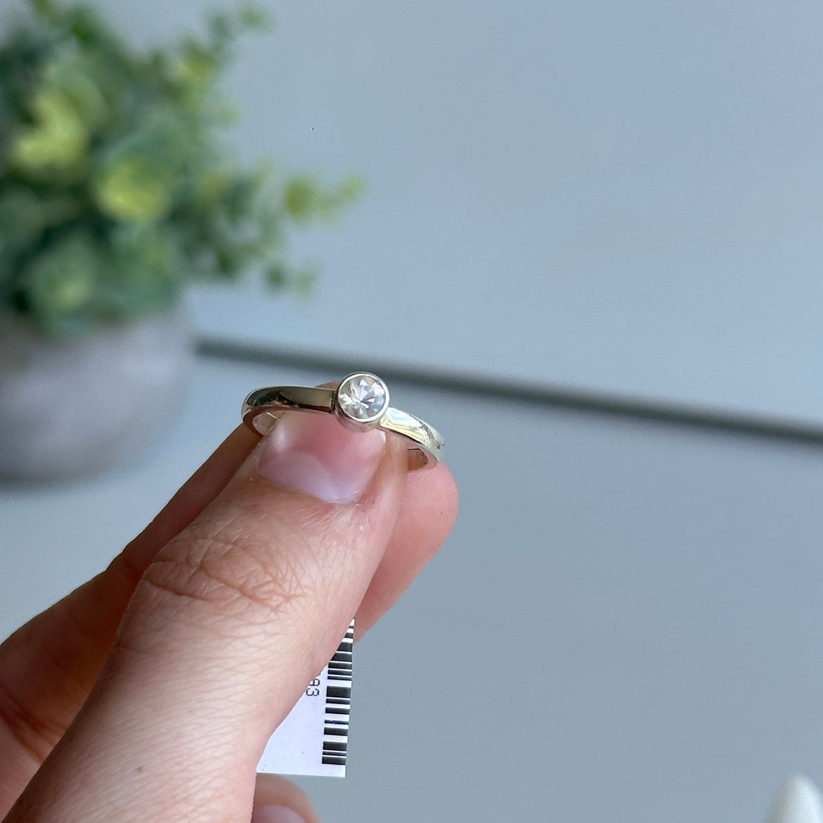Phenakite Round Ring Sz7