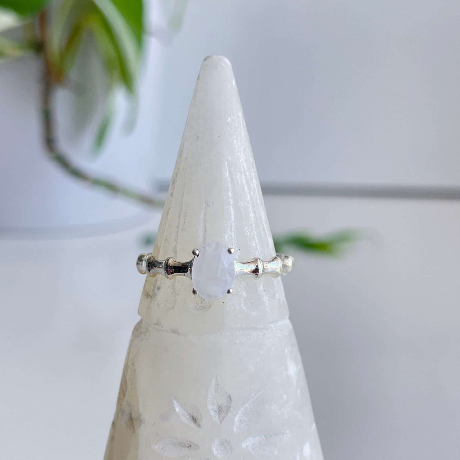 Moonstone Oval Ring