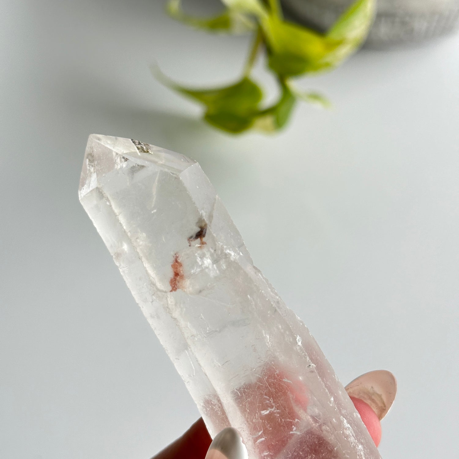 Clear Quartz Natural Double Terminator 11.6cm