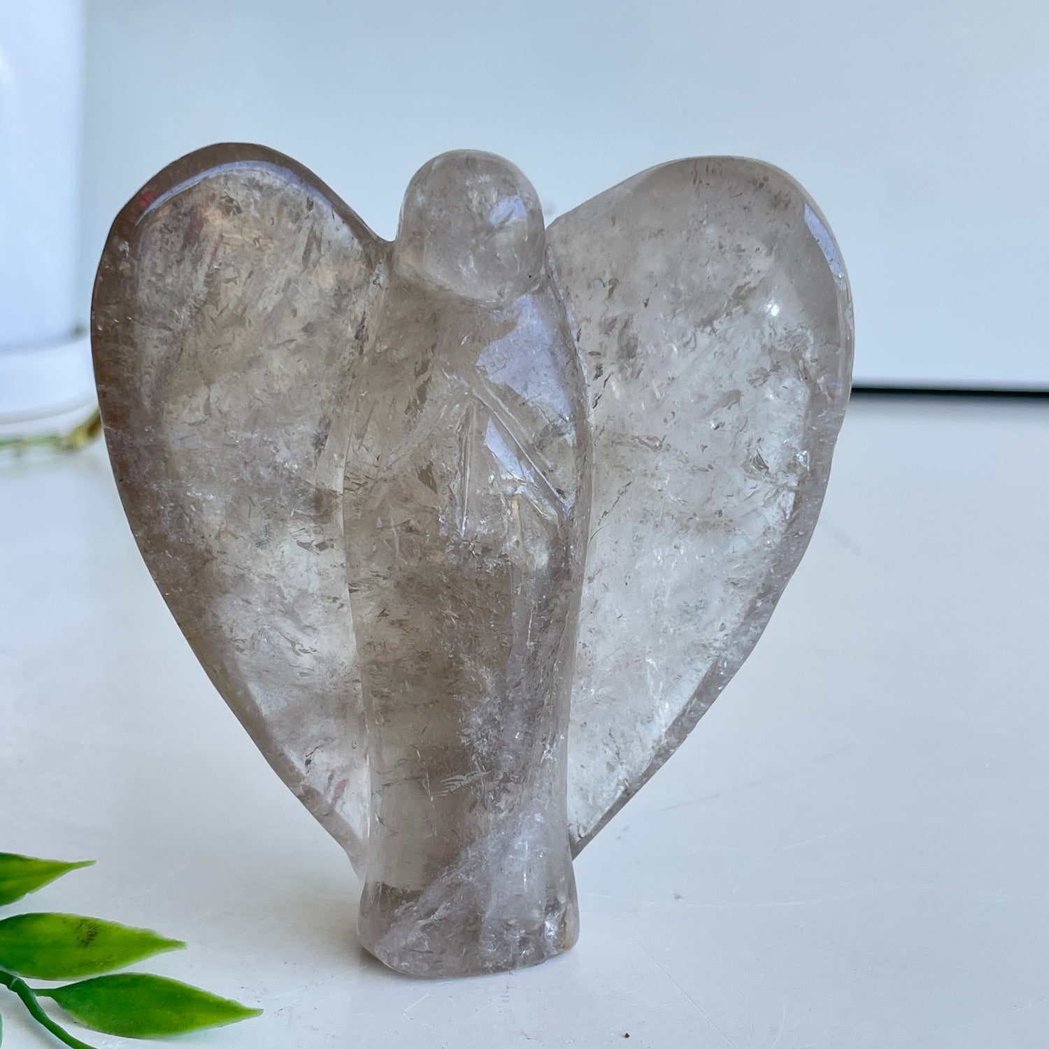 Smoky Quartz Angel 9.4cm