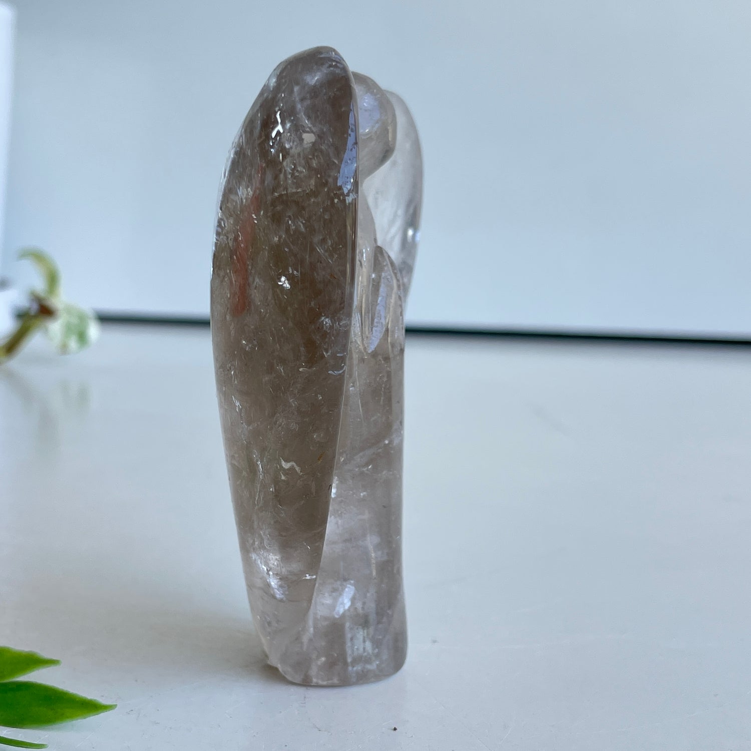 Smoky Quartz Angel 9.4cm