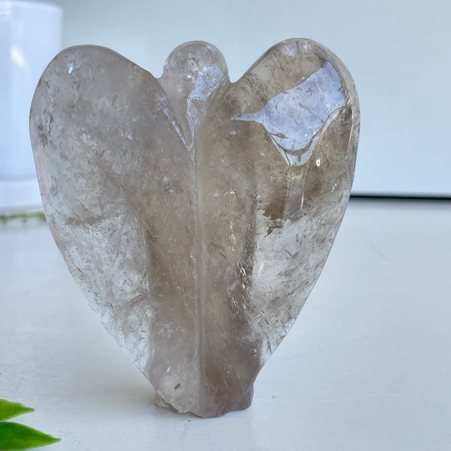 Smoky Quartz Angel 9.4cm