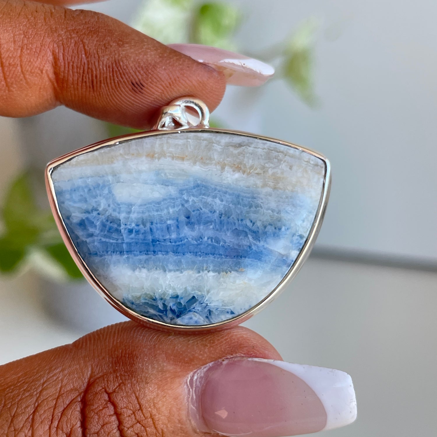 Blue Scheelite Pendant