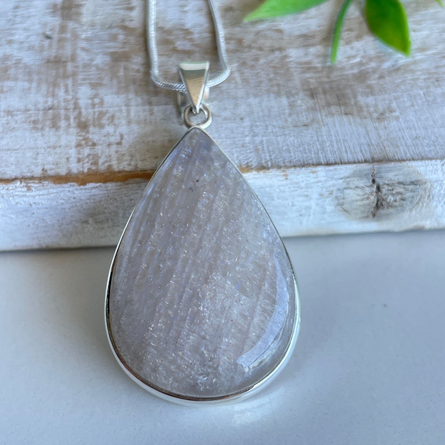 Moonstone Teardrop Pendant