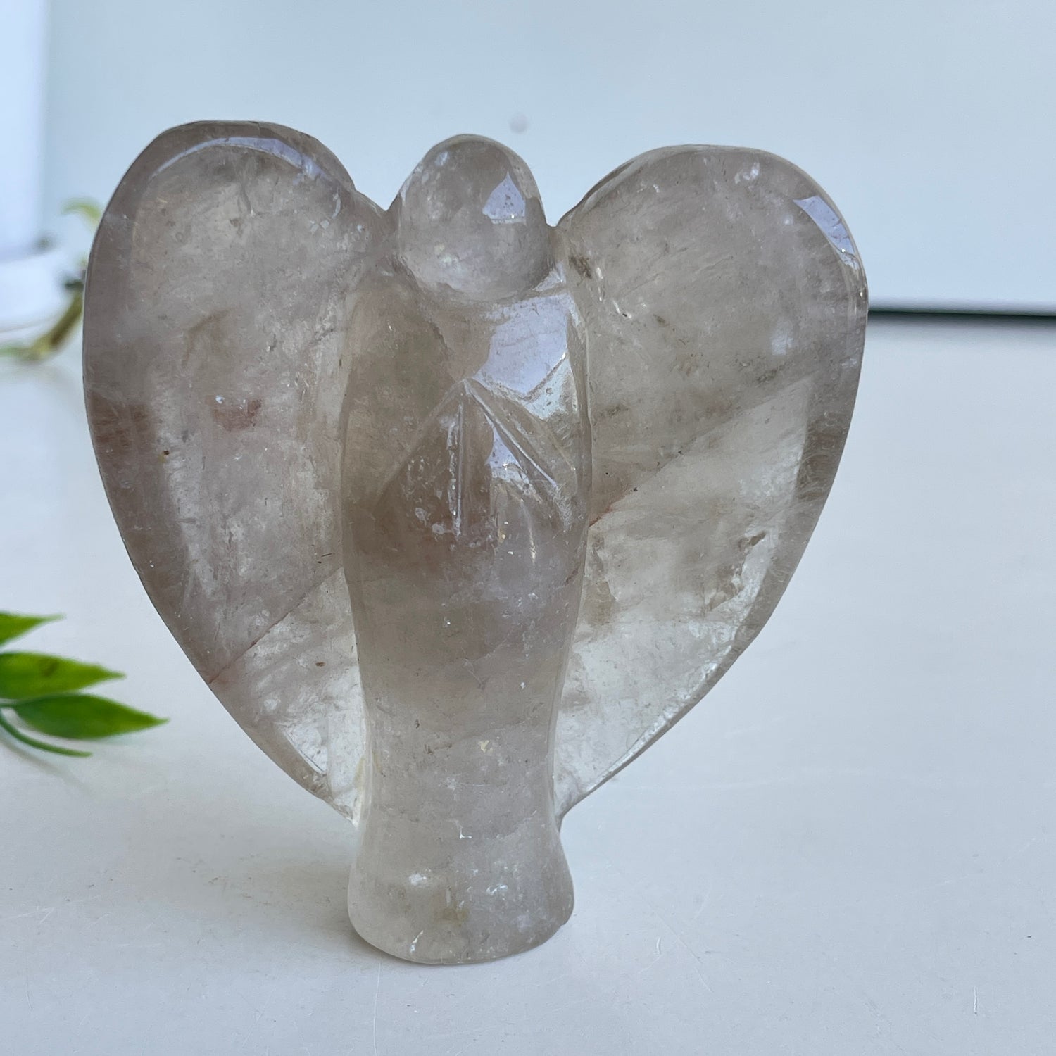 Smoky Quartz Angel 8.3cm