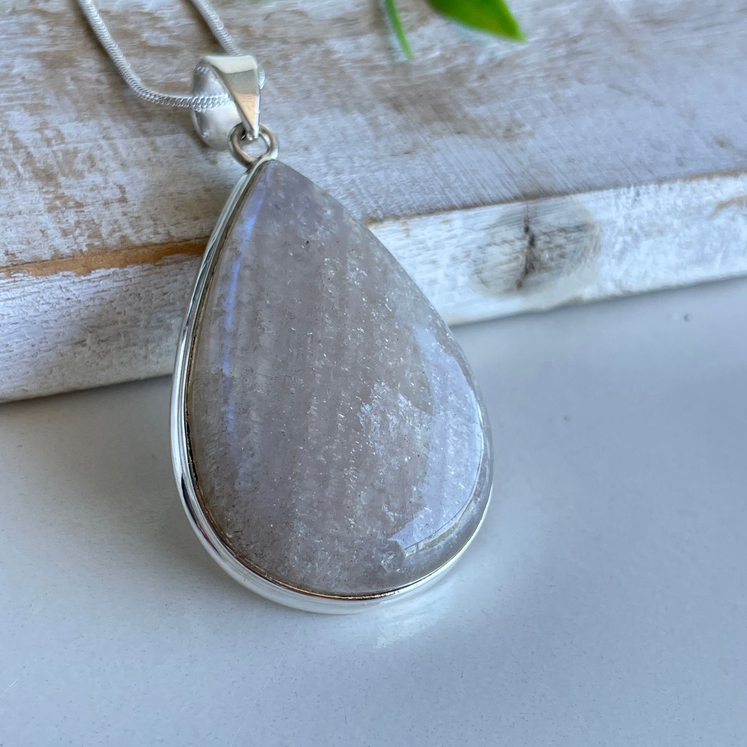 Moonstone Teardrop Pendant