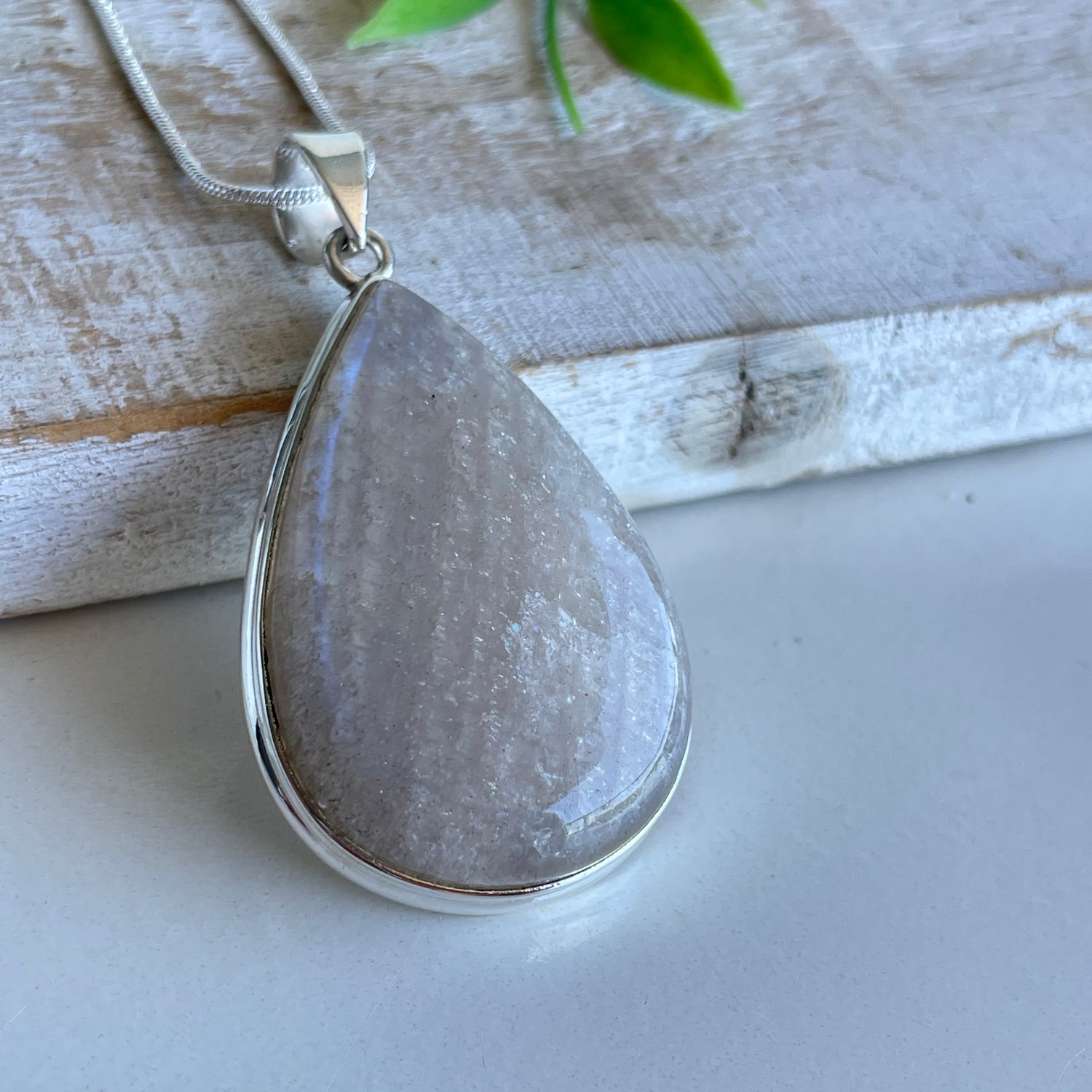 Moonstone Teardrop Pendant