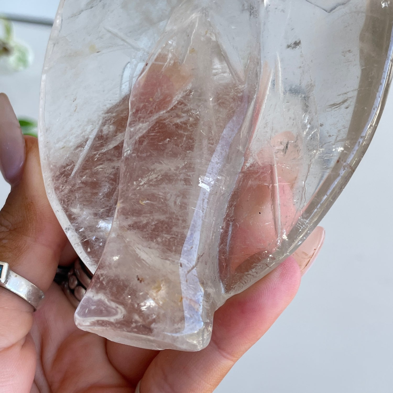 Smoky Quartz Angel 9.7cm