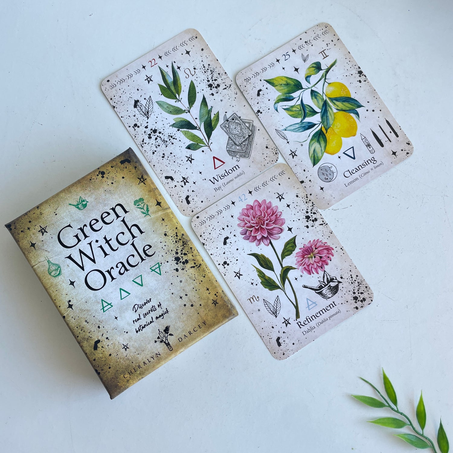 Green Witch Oracle Cards Cheralyn Darcey