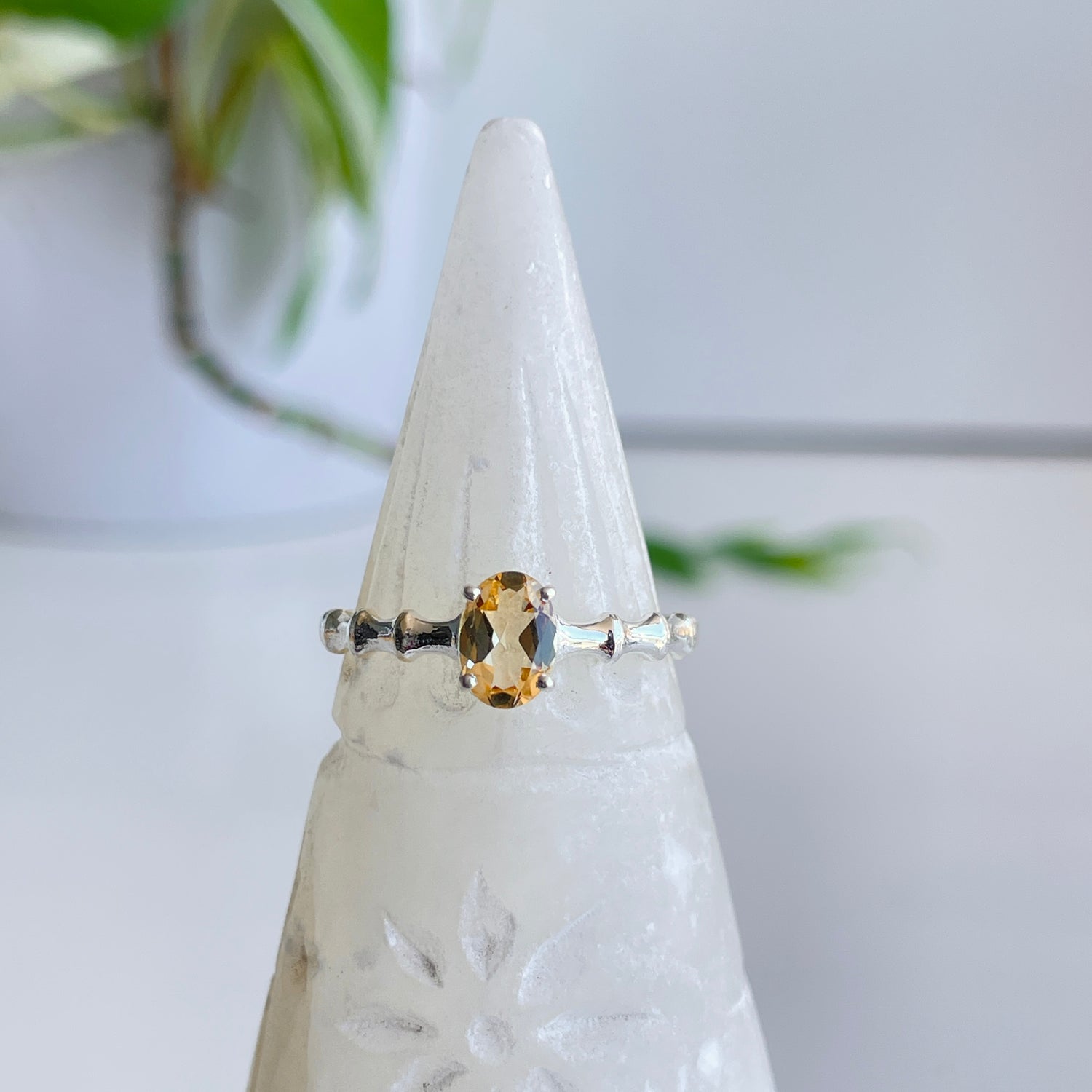 Citrine Oval Ring