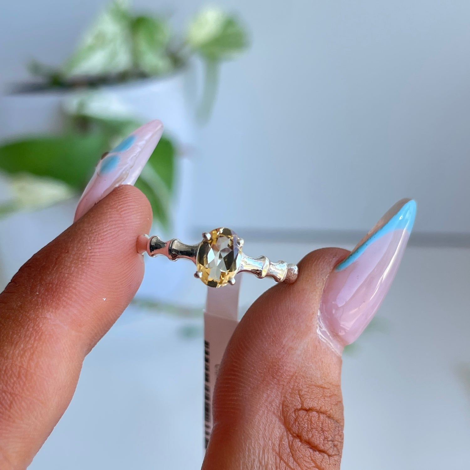 Citrine Oval Ring