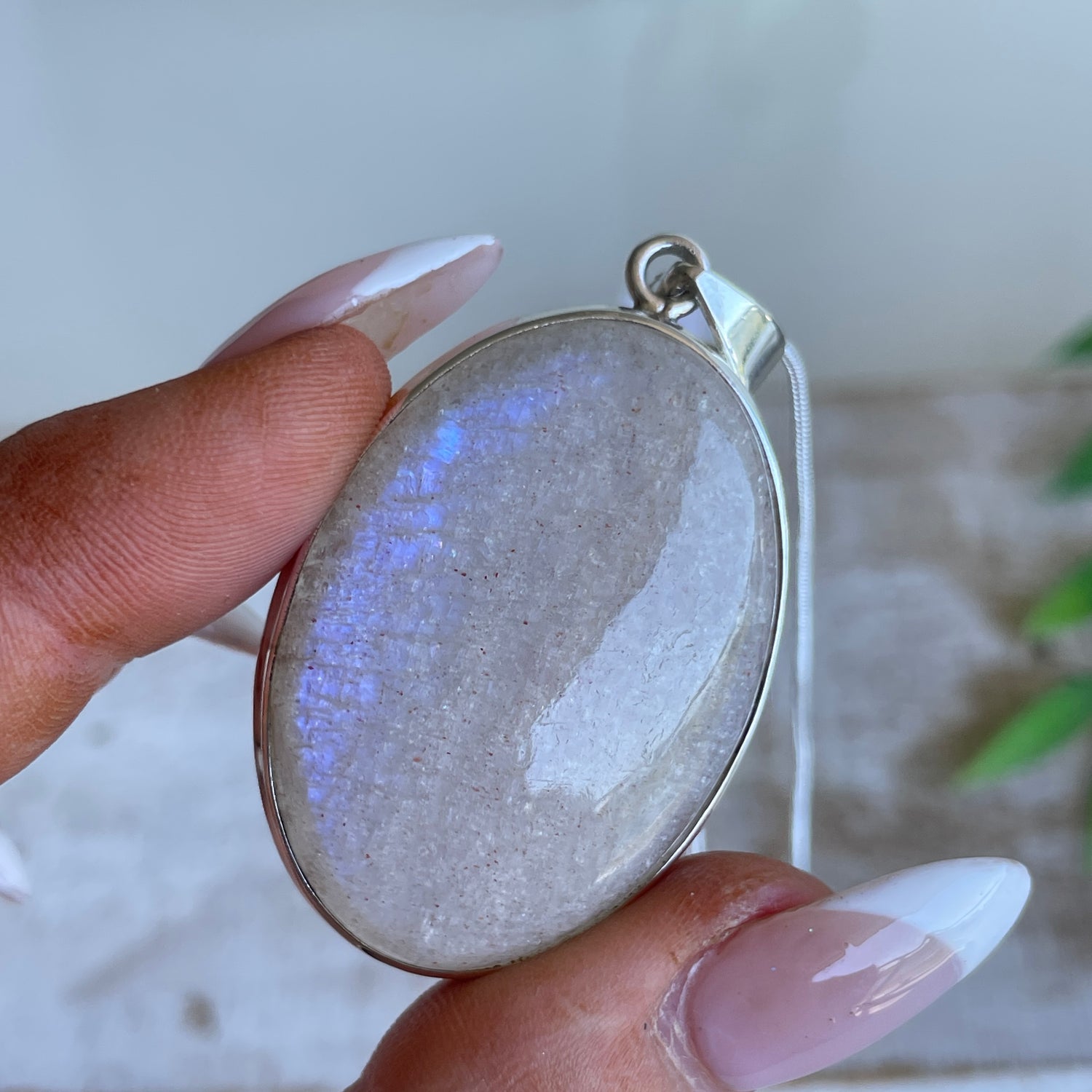 Moonstone Oval Pendant