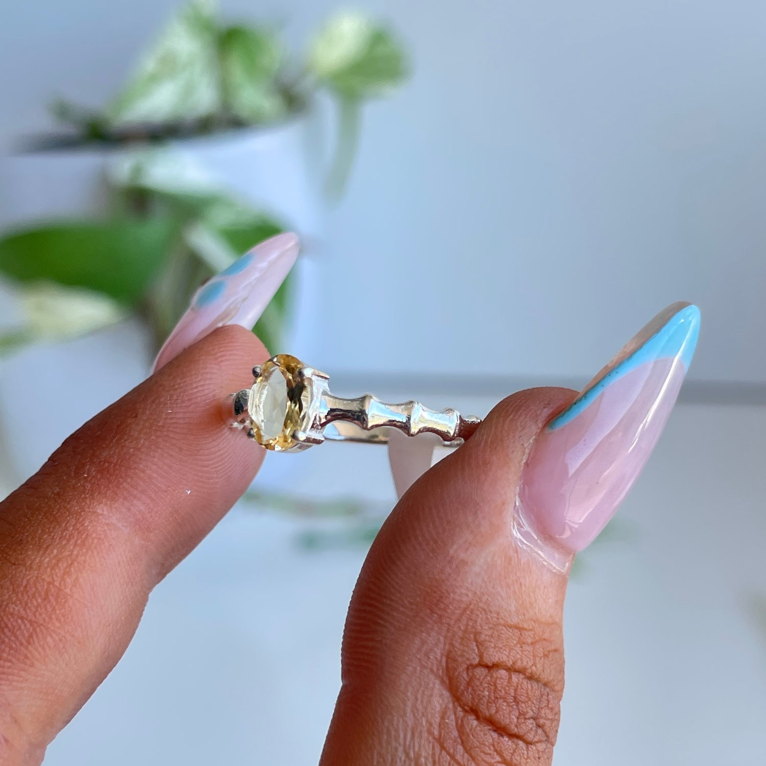 Citrine Oval Ring