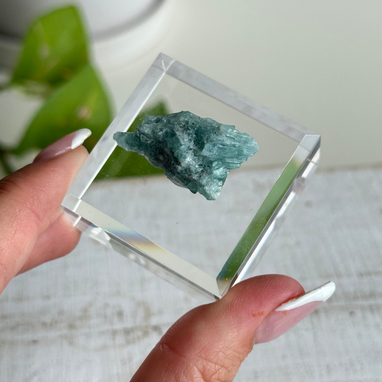 Blue Tourmaline Cluster 4.85g