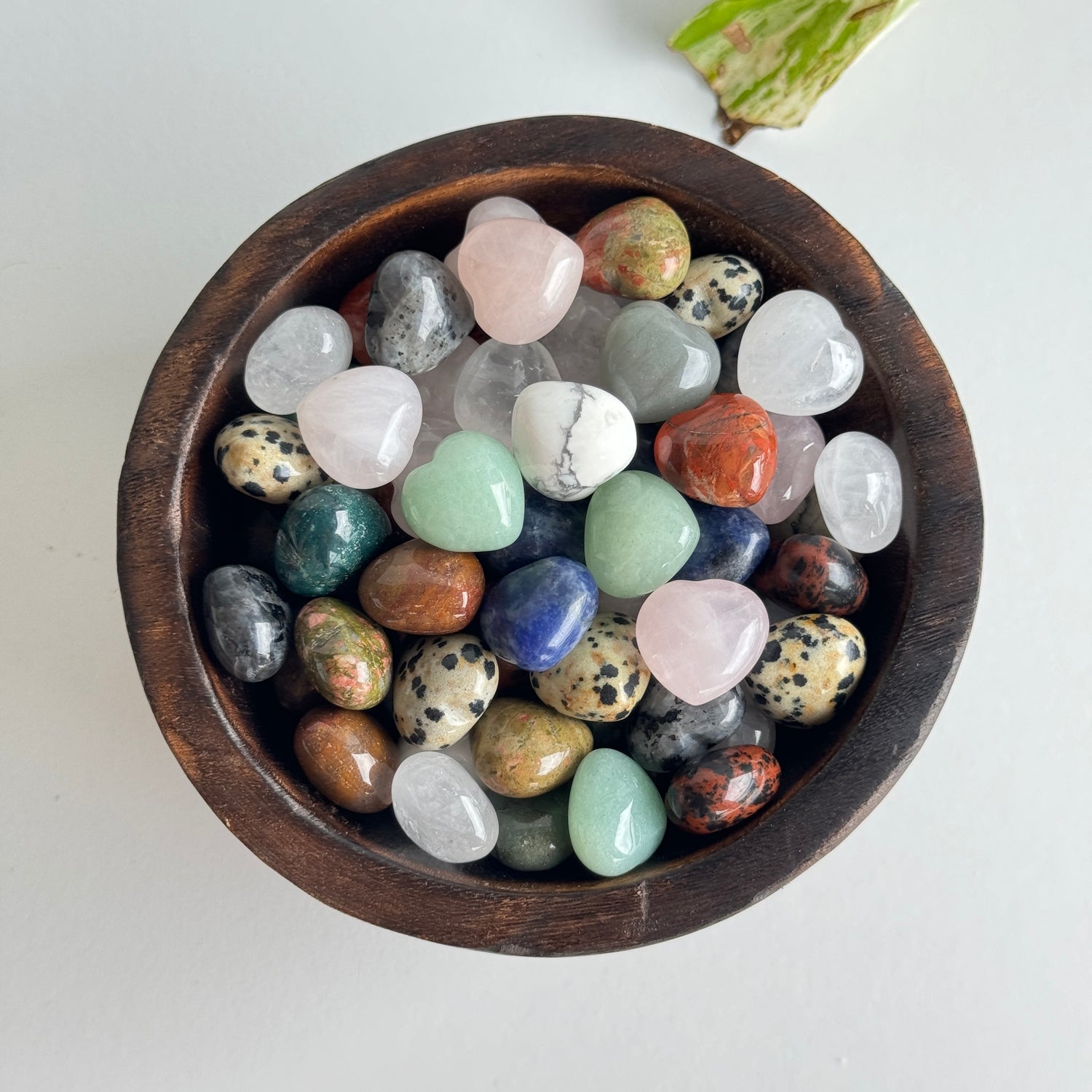 Mini Mixed Crystal Puff Heart
