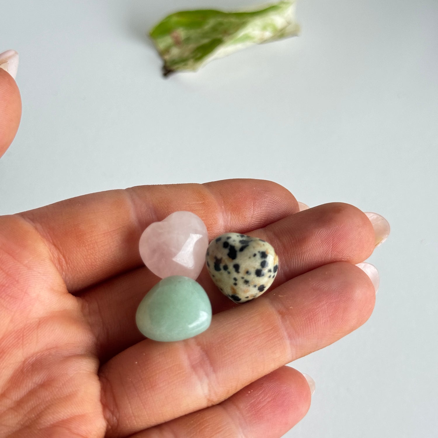 Mini Mixed Crystal Puff Heart