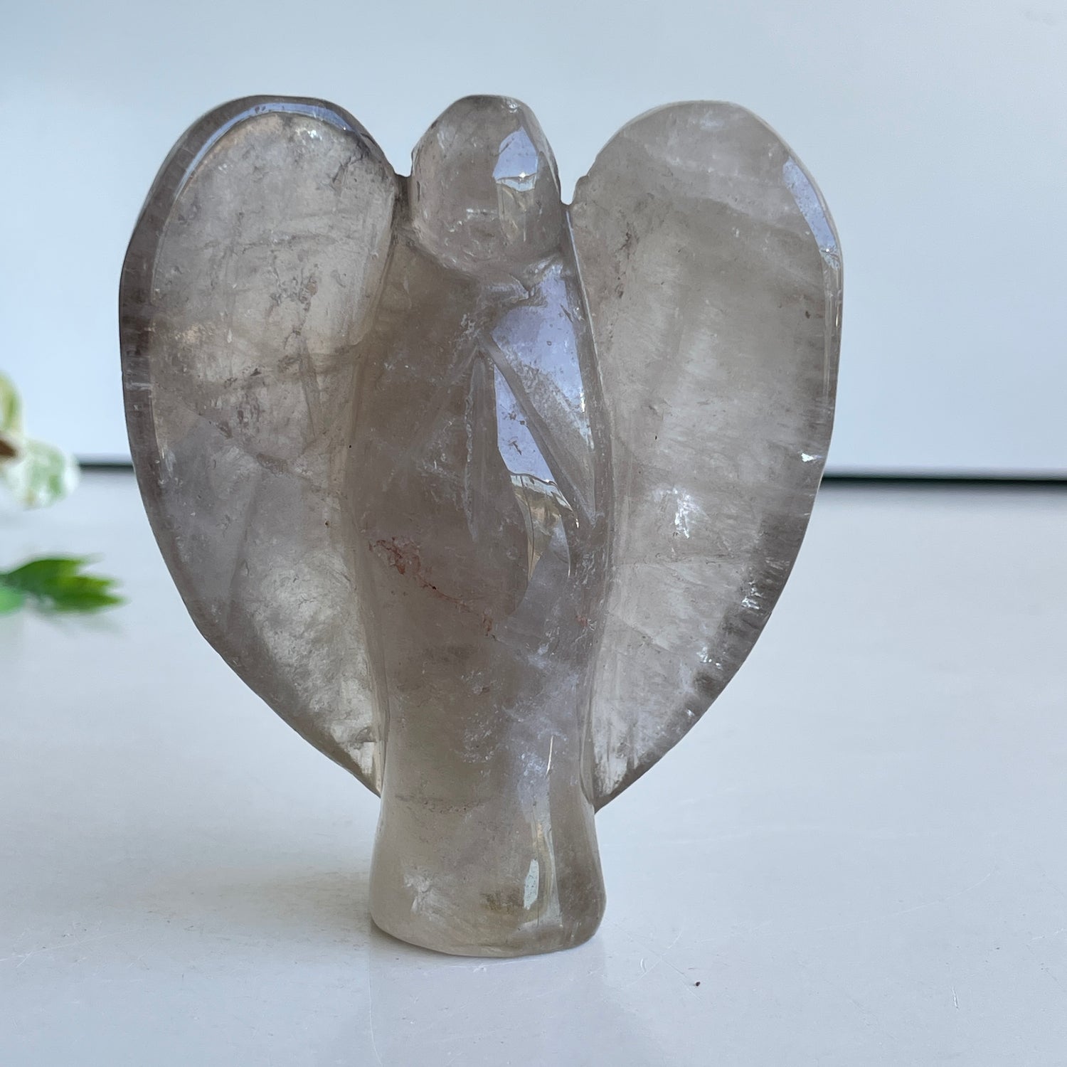 Smoky Quartz Angel 9.2cm