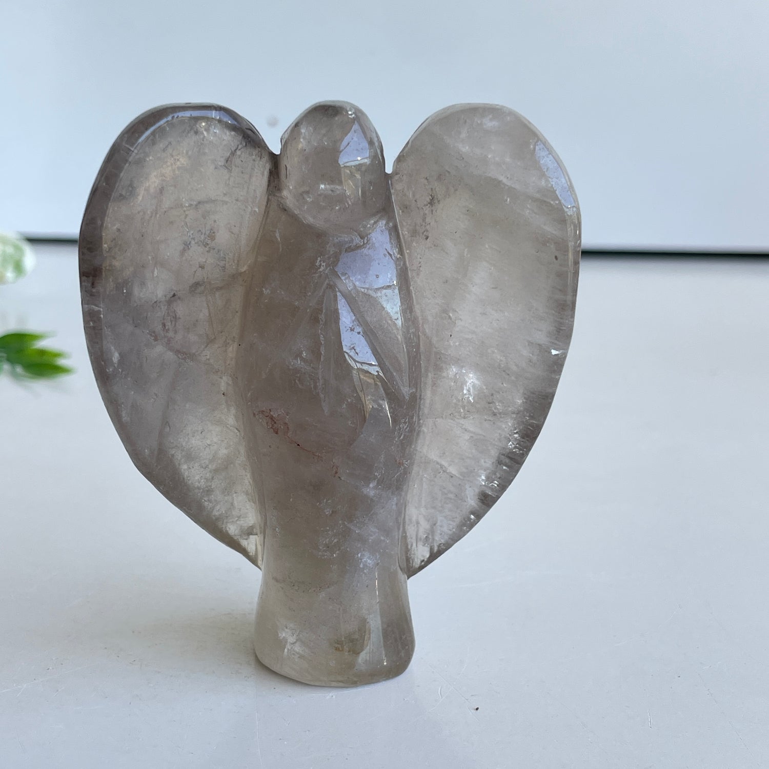 Smoky Quartz Angel 9.2cm