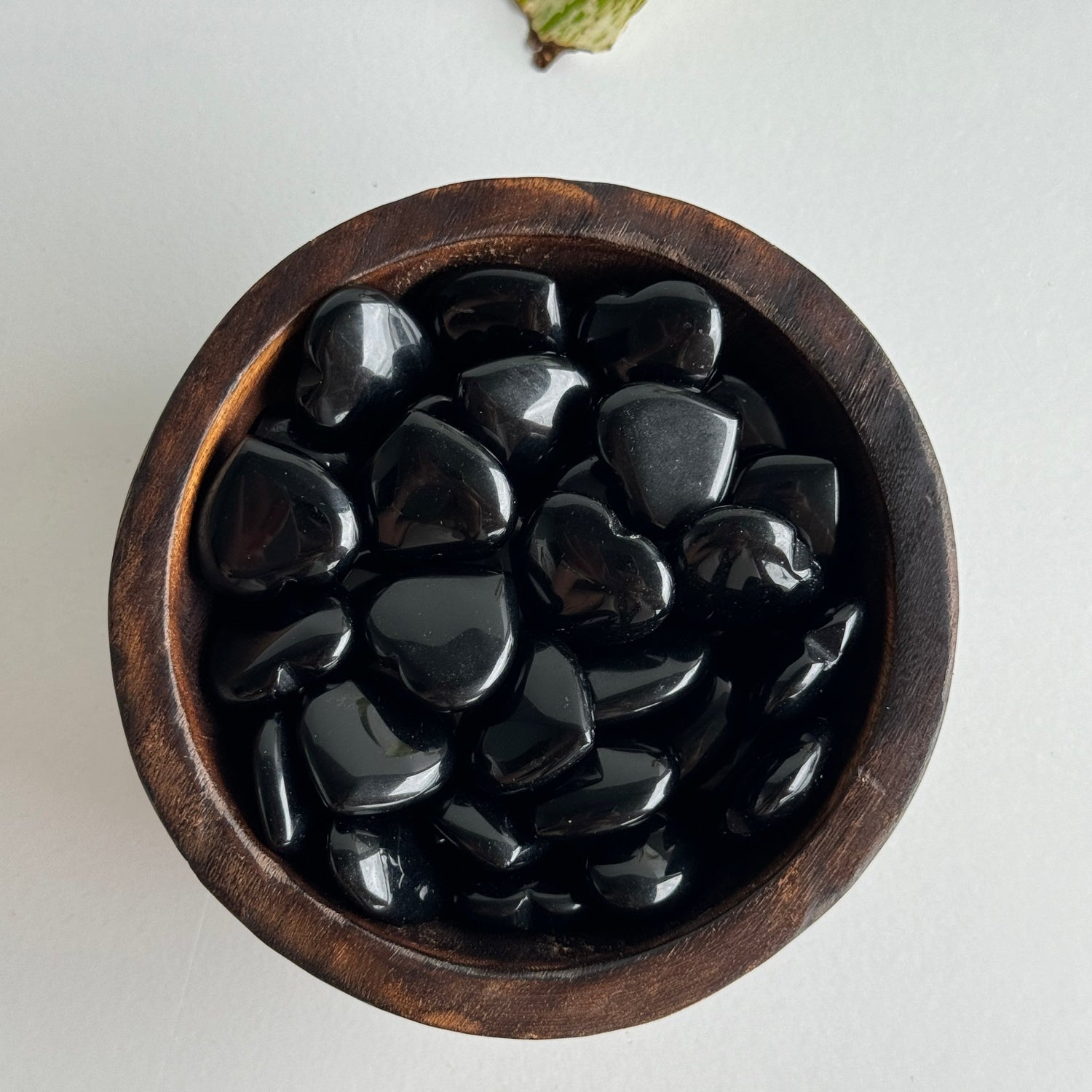 Black Obsidian Mini Heart 2cm