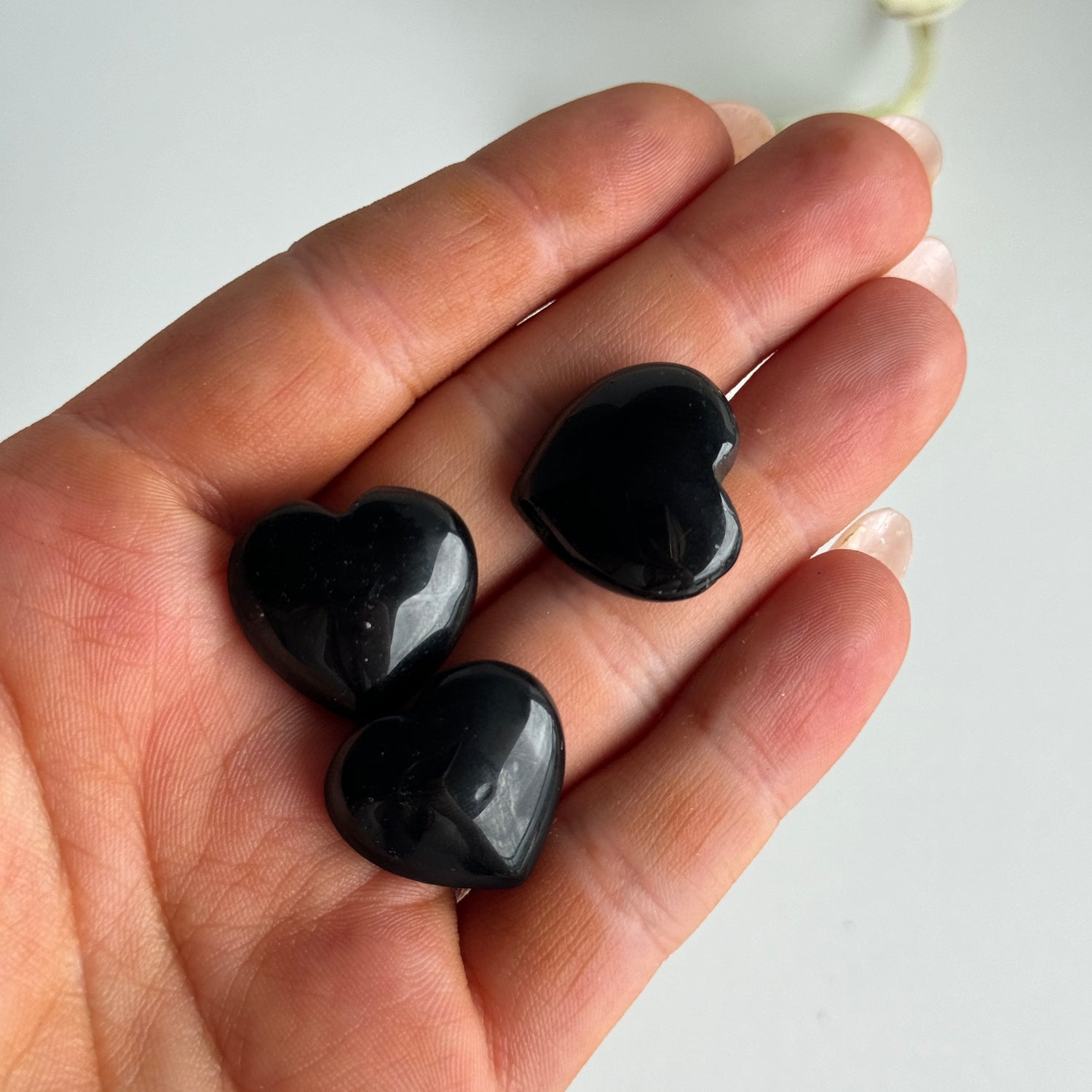 Black Obsidian Mini Heart 2cm