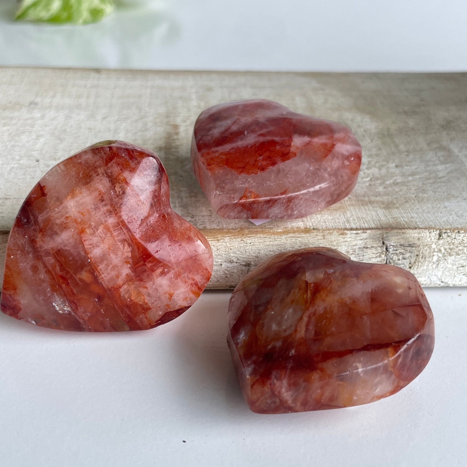 Fire Quartz Heart Small