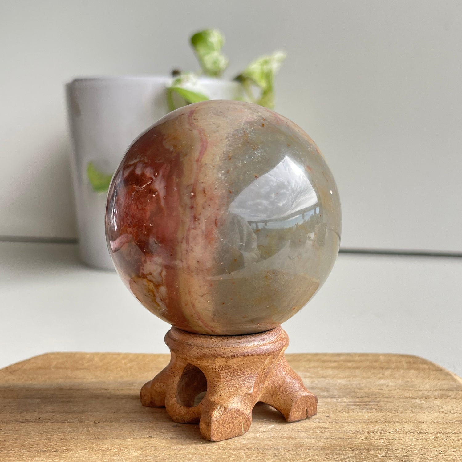 Polychrome Jasper Sphere 6.3cm