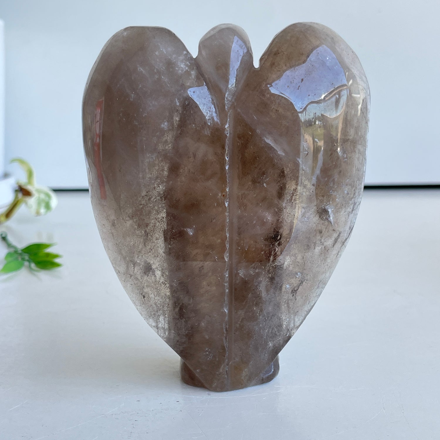 Smoky Quartz Angel 11.3cm
