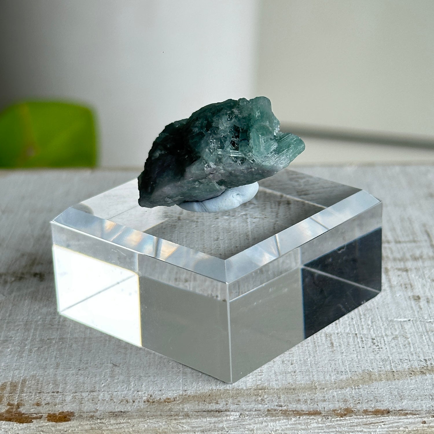 Blue Tourmaline Cluster 9.2g