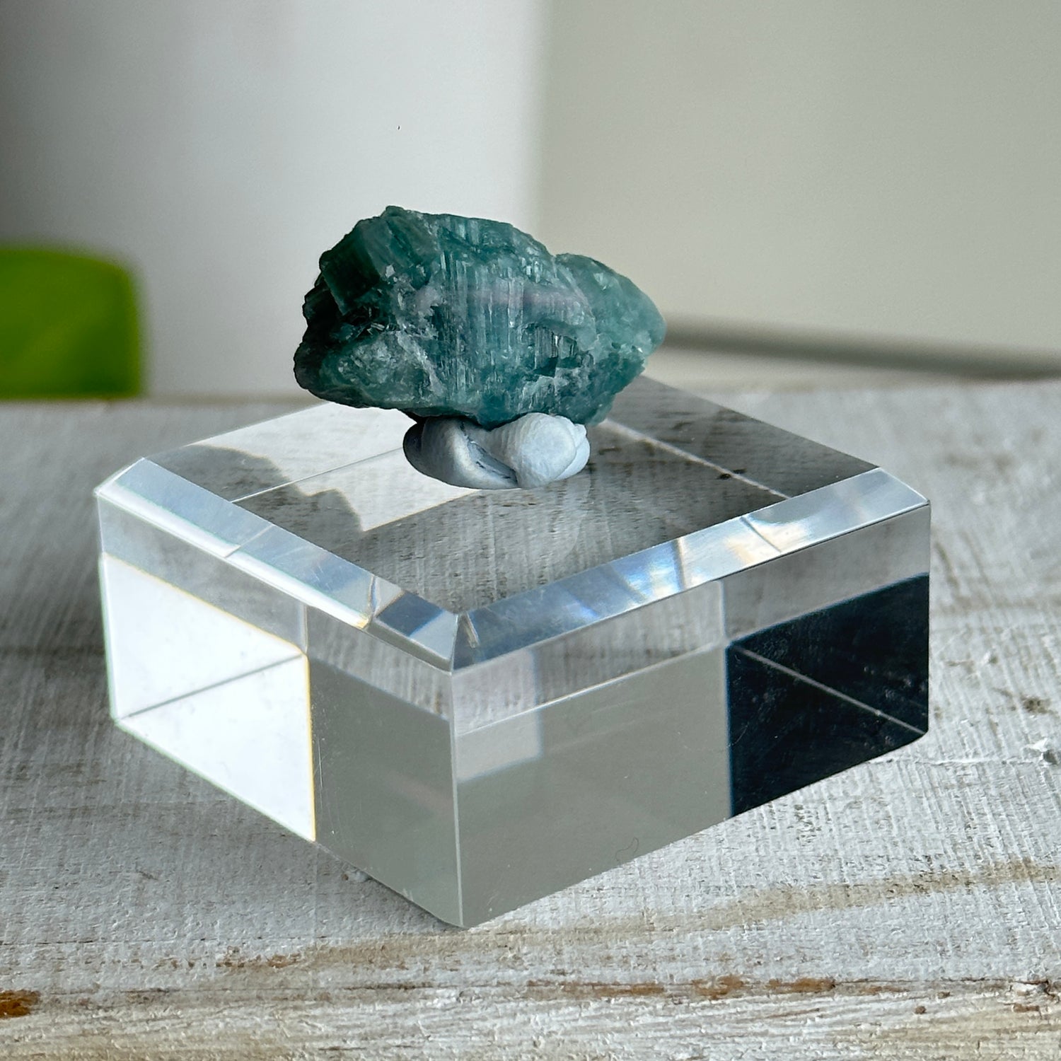 Blue Tourmaline Cluster 9.2g