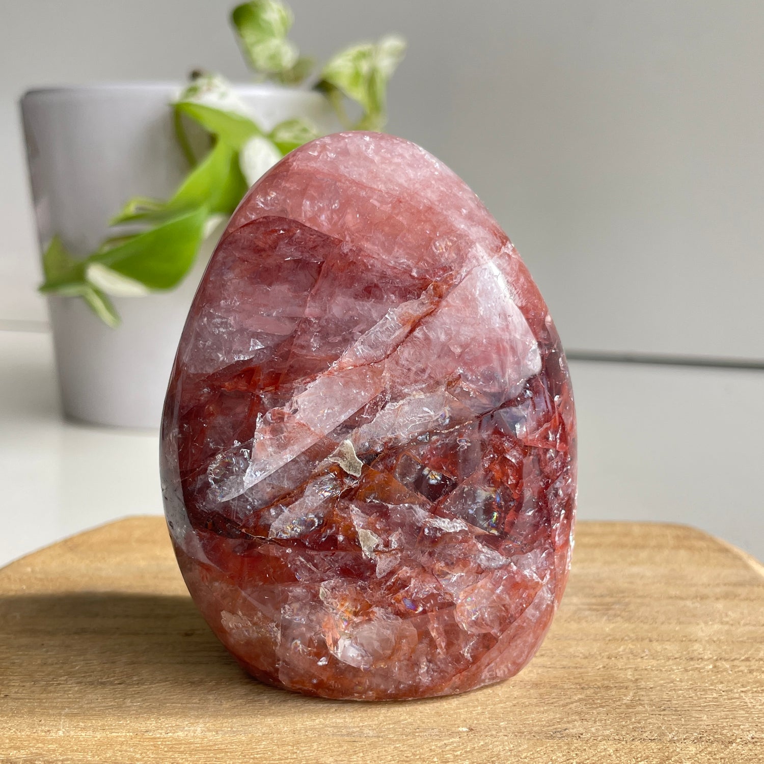 Fire Quartz Freeform 8.8cm