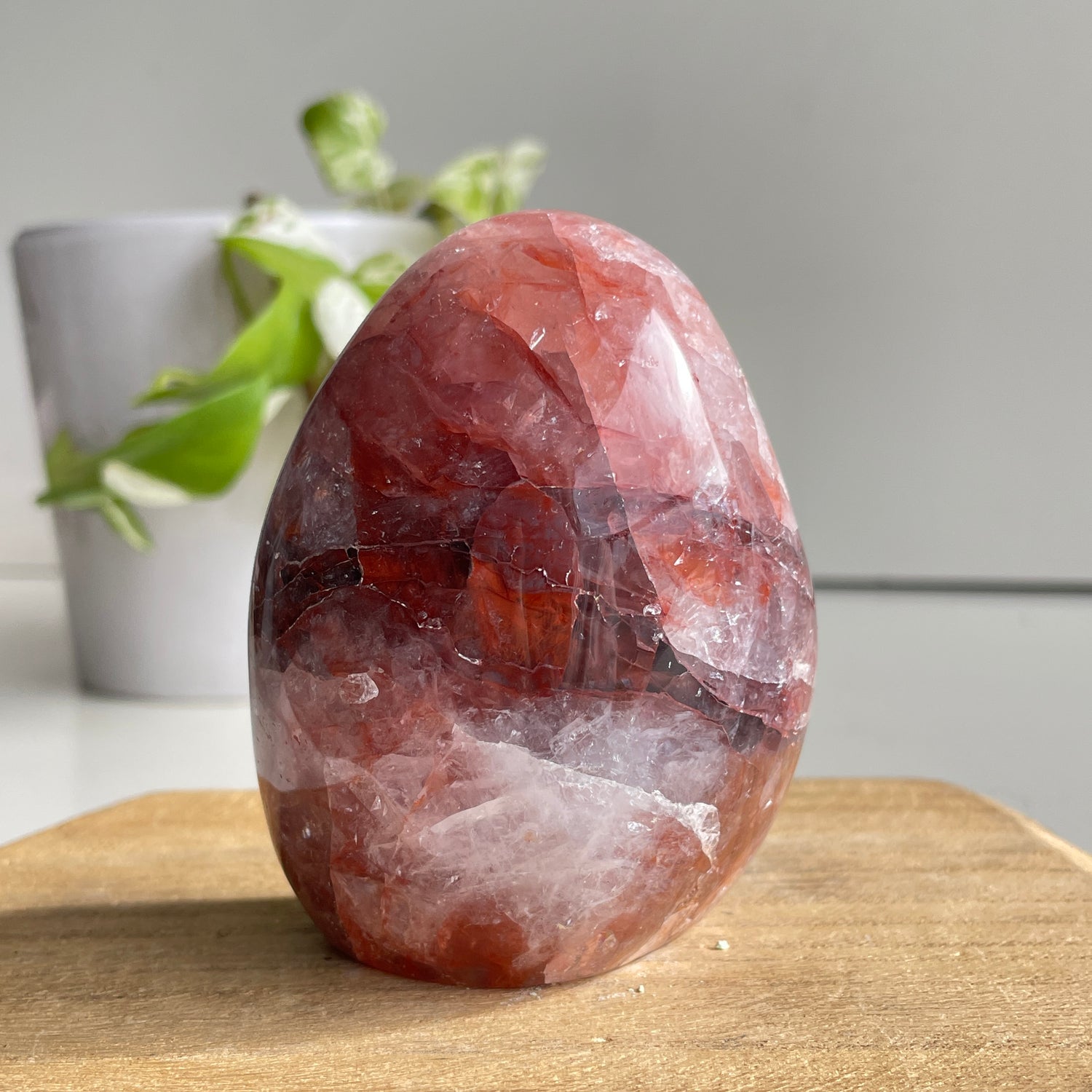 Fire Quartz Freeform 8.8cm