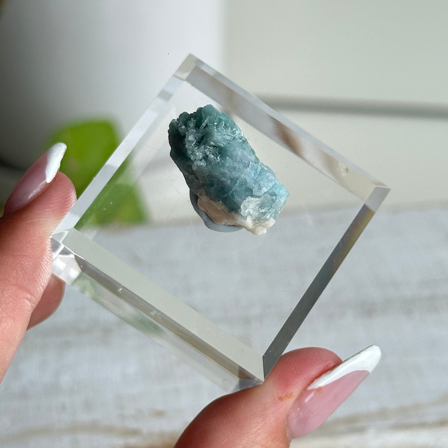 Blue Tourmaline Cluster 4.73g