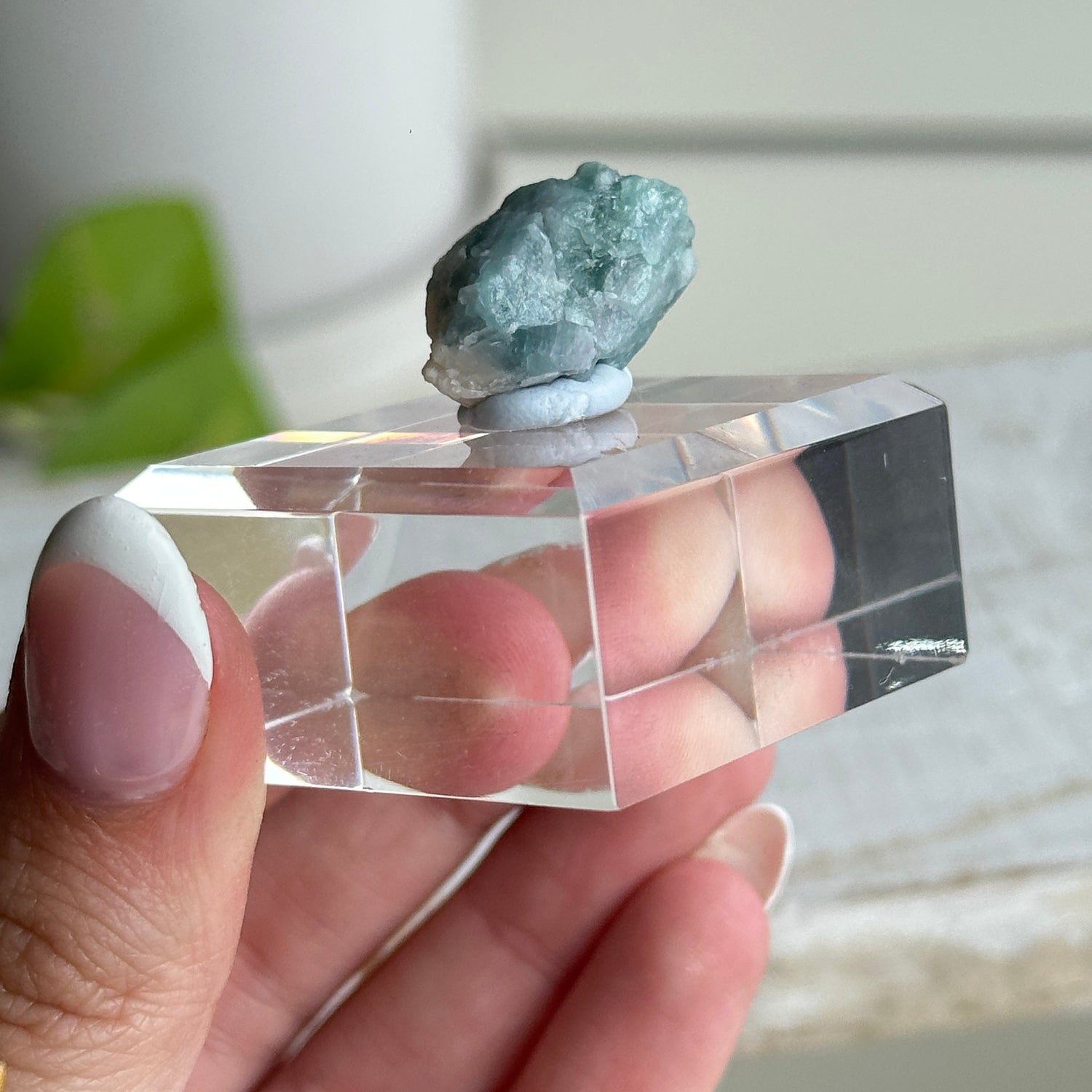 Blue Tourmaline Cluster 4.73g