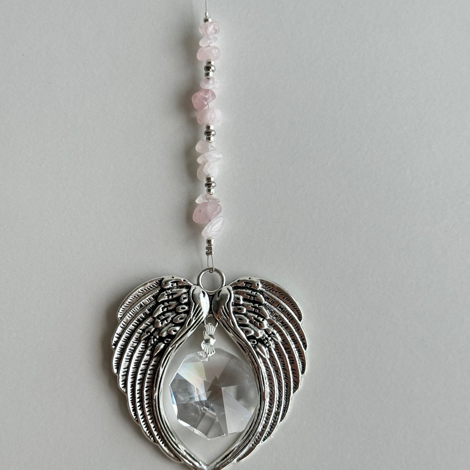 Angel Wing Suncatcher With Octagon 09I1WS