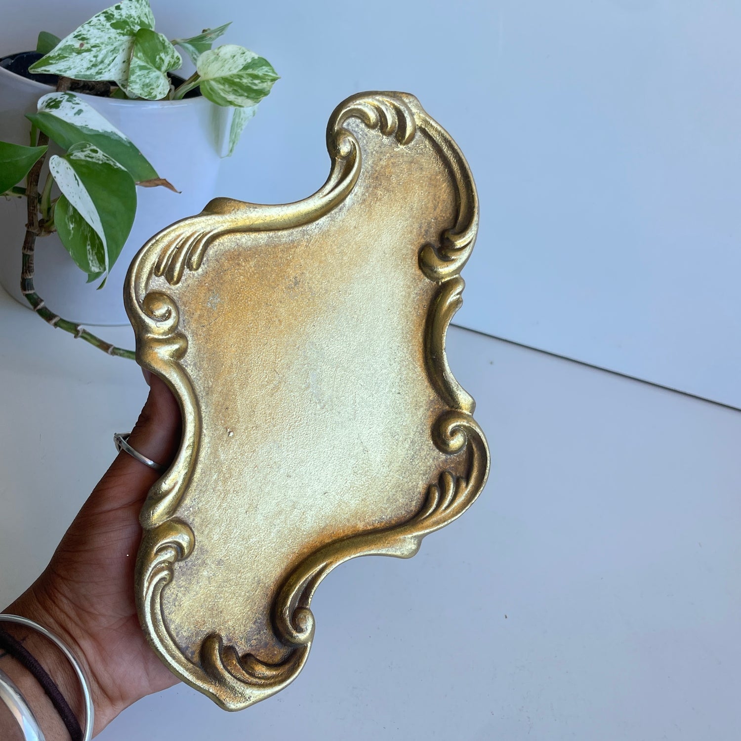 Moroccan Gold Tray BL77231